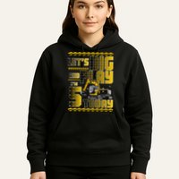 Let's Dig And Play I'm 5 Today 5th Birthday Party Excavator Hoodie