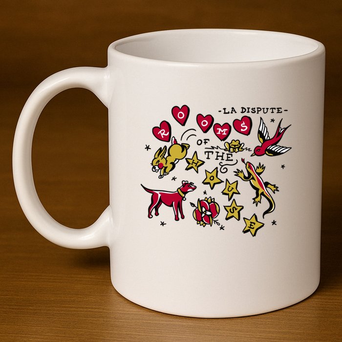 La Dispute Animals Rooms Of The House 11oz C Handle Ceramic Mug