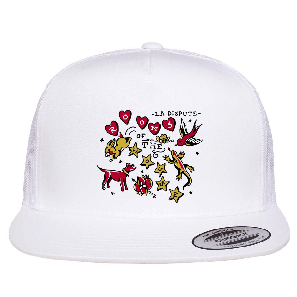 La Dispute Animals Rooms Of The House Flat Bill Trucker Hat