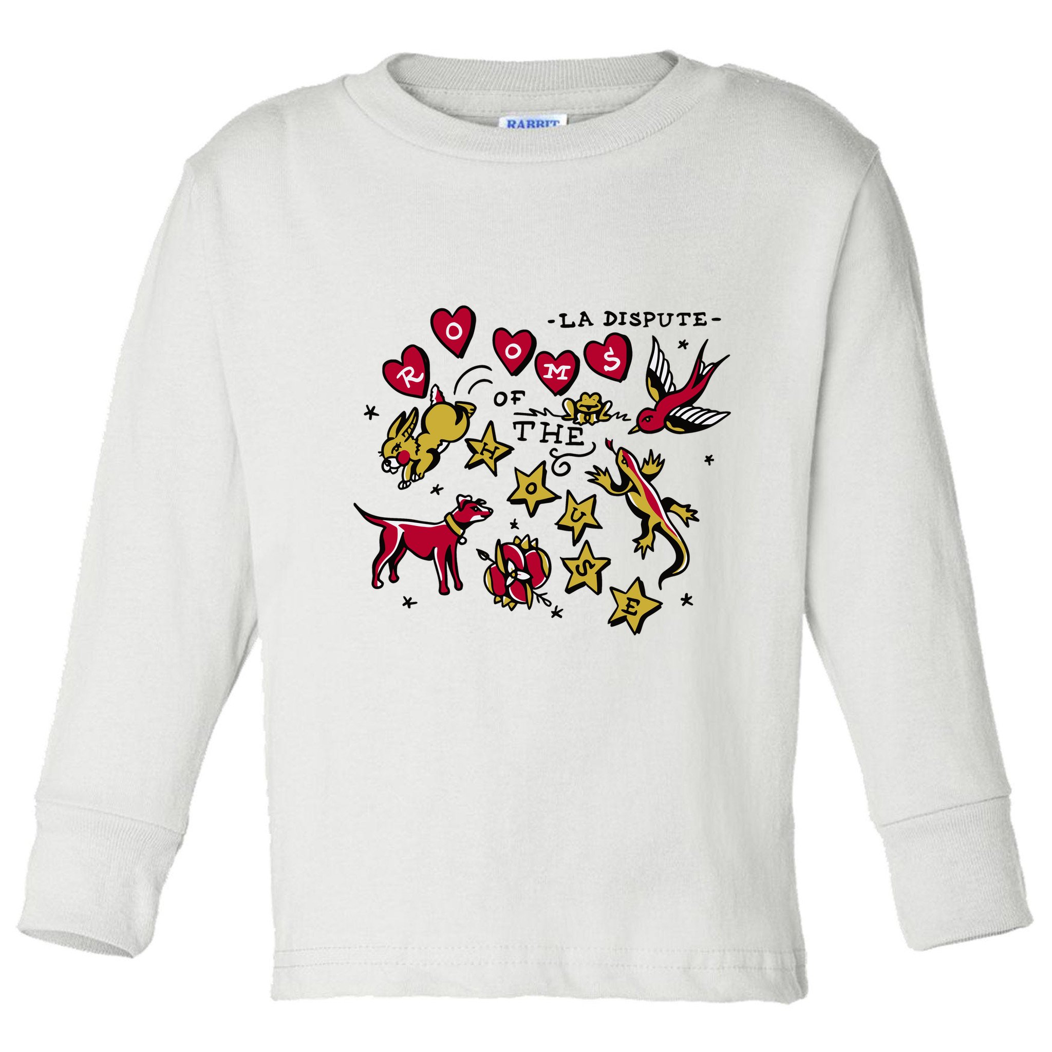 La Dispute Animals Rooms Of The House Toddler Long Sleeve Shirt