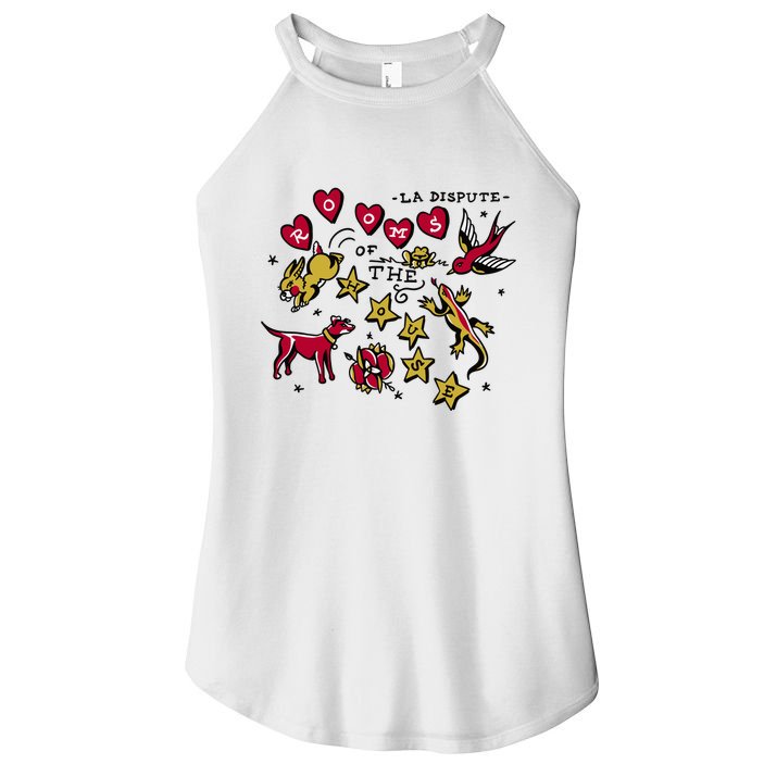 La Dispute Animals Rooms Of The House Women's Perfect Tri Rocker Tank