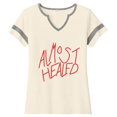 Lil Durk Almost Healed Ladies Halftime Notch Neck Tee