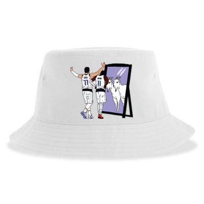 Luka Doncic And Kyrie Irving Mirror Goats Dallas Sustainable Bucket Hat