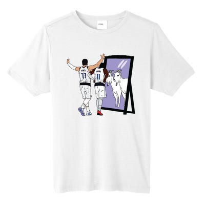 Luka Doncic And Kyrie Irving Mirror Goats Dallas Tall Fusion ChromaSoft Performance T-Shirt