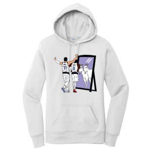 Luka Doncic And Kyrie Irving Mirror Goats Dallas Women's Pullover Hoodie