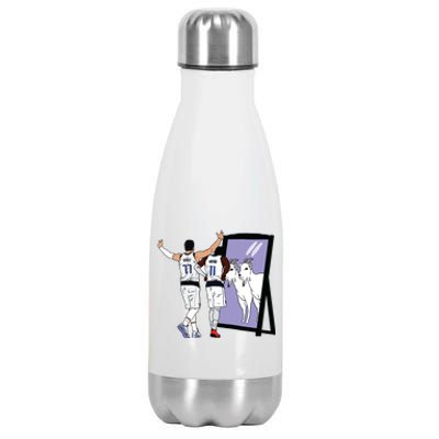 Luka Doncic And Kyrie Irving Mirror Goats Dallas Stainless Steel Insulated Water Bottle