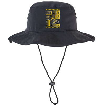 Let's Dig And Play I'm 3 Today 3rd Birthday Party Excavator Bucket Hat