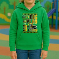 Let's Dig And Play I'm 3 Today 3rd Birthday Party Excavator Kids Hoodie