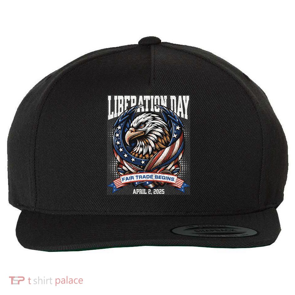 Liberation Day April 2 2025 Fairness In Trade American Flag Wool Snapback Cap