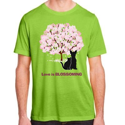 Lucky Dog Animal Rescue Cute Gift Love Is Blossoming Cool Gift Adult ChromaSoft Performance T-Shirt