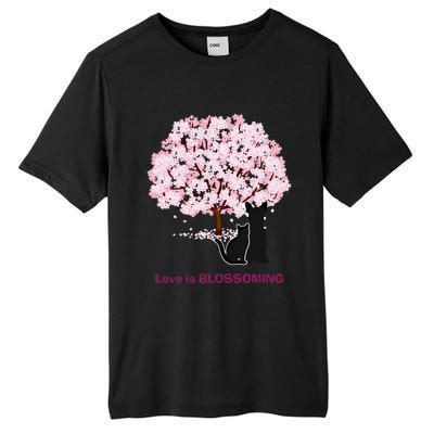 Lucky Dog Animal Rescue Cute Gift Love Is Blossoming Cool Gift Tall Fusion ChromaSoft Performance T-Shirt