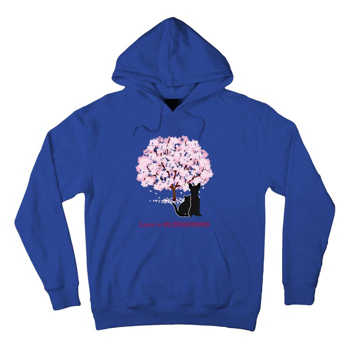 Lucky Dog Animal Rescue Cute Gift Love Is Blossoming Cool Gift Hoodie