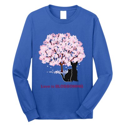 Lucky Dog Animal Rescue Cute Gift Love Is Blossoming Cool Gift Long Sleeve Shirt