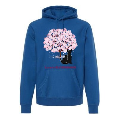 Lucky Dog Animal Rescue Cute Gift Love Is Blossoming Cool Gift Premium Hoodie