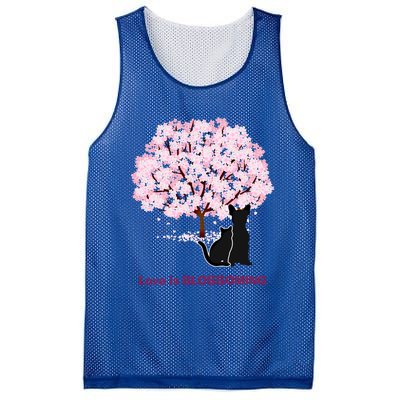 Lucky Dog Animal Rescue Cute Gift Love Is Blossoming Cool Gift Mesh Reversible Basketball Jersey Tank