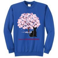 Lucky Dog Animal Rescue Cute Gift Love Is Blossoming Cool Gift Tall Sweatshirt