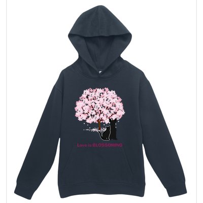 Lucky Dog Animal Rescue Cute Gift Love Is Blossoming Cool Gift Urban Pullover Hoodie