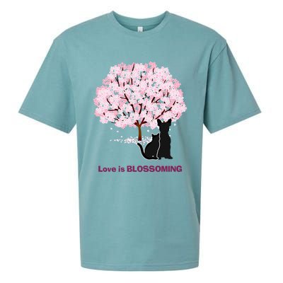 Lucky Dog Animal Rescue Cute Gift Love Is Blossoming Cool Gift Sueded Cloud Jersey T-Shirt