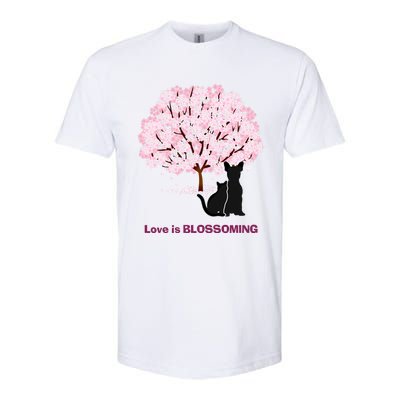 Lucky Dog Animal Rescue Cute Gift Love Is Blossoming Cool Gift Softstyle CVC T-Shirt