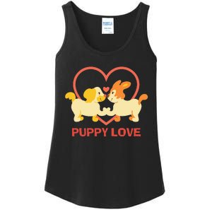 Lucky Dog Animal Rescue Puppy Love Ladies Essential Tank