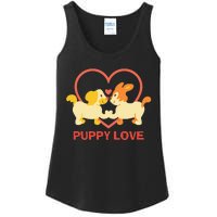 Lucky Dog Animal Rescue Puppy Love Ladies Essential Tank