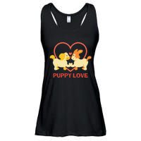 Lucky Dog Animal Rescue Puppy Love Ladies Essential Flowy Tank