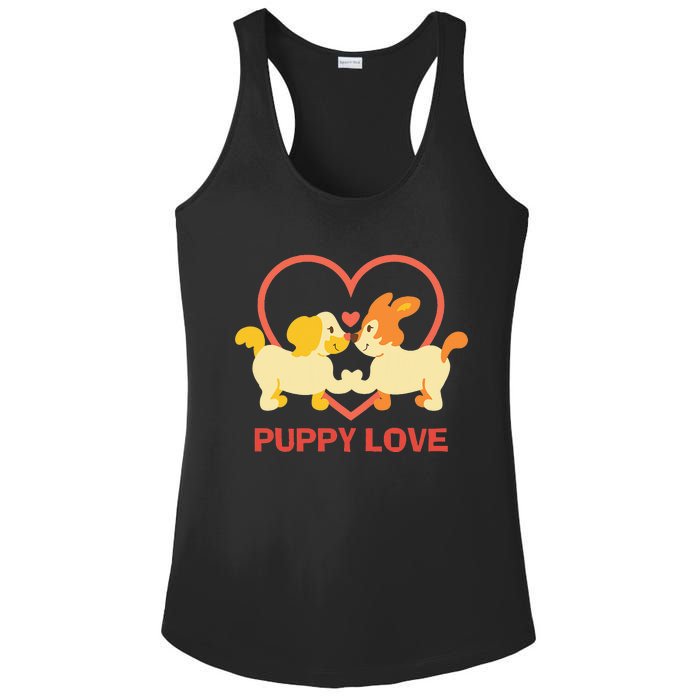 Lucky Dog Animal Rescue Puppy Love Ladies PosiCharge Competitor Racerback Tank