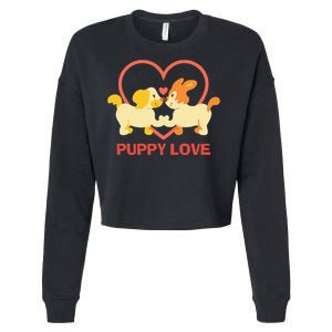 Lucky Dog Animal Rescue Puppy Love Cropped Pullover Crew