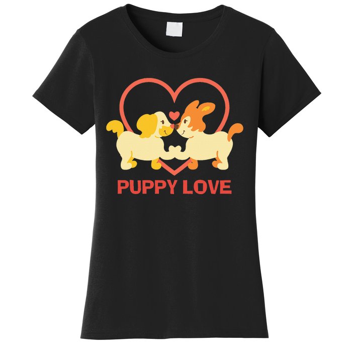 Lucky Dog Animal Rescue Puppy Love Women's T-Shirt