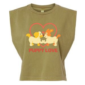 Lucky Dog Animal Rescue Puppy Love Garment-Dyed Women's Muscle Tee