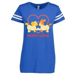 Lucky Dog Animal Rescue Puppy Love Enza Ladies Jersey Football T-Shirt