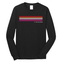 Le Dollar Bean Le$Bean Lesbian Color Flag Retro Rainbow Gay Long Sleeve Shirt