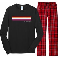 Le Dollar Bean Le$Bean Lesbian Color Flag Retro Rainbow Gay Long Sleeve Pajama Set