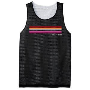 Le Dollar Bean Le$Bean Lesbian Color Flag Retro Rainbow Gay Mesh Reversible Basketball Jersey Tank