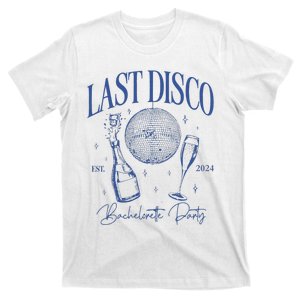 Last Disco Bachelorette Party Est 2024 Team Bride T-Shirt