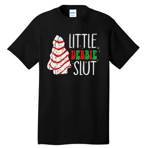 Littie Deb Bie Sl Ut Funny Christmas Tree Cakes Xmas Black Tall T-Shirt