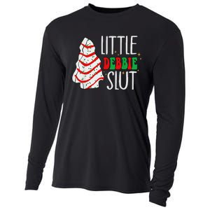 Littie Deb Bie Sl Ut Funny Christmas Tree Cakes Xmas Black Cooling Performance Long Sleeve Crew