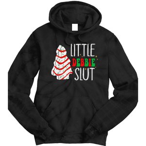 Littie Deb Bie Sl Ut Funny Christmas Tree Cakes Xmas Black Tie Dye Hoodie