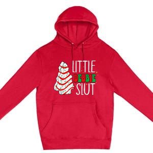 Littie Deb Bie Sl Ut Funny Christmas Tree Cakes Xmas Black Premium Pullover Hoodie