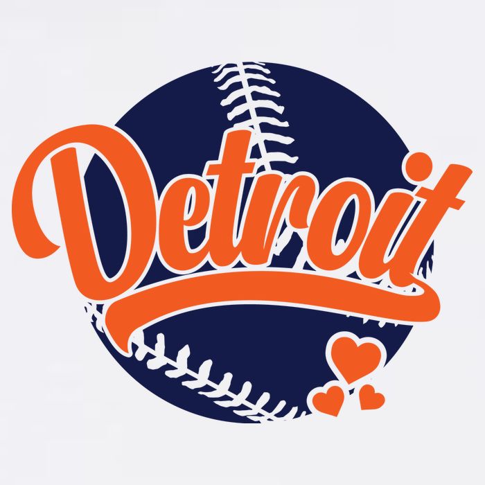 Love Detroit Baseball Cooling Performance Crew T-Shirt
