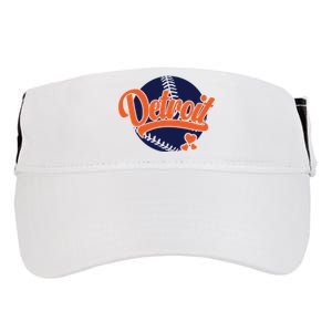 Love Detroit Baseball Adult Drive Performance Visor