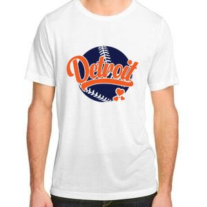 Love Detroit Baseball Adult ChromaSoft Performance T-Shirt