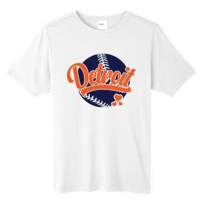 Love Detroit Baseball Tall Fusion ChromaSoft Performance T-Shirt