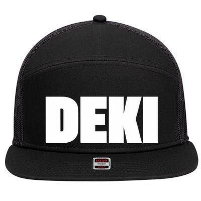 Limited Dm Brate Deki 7 Panel Mesh Trucker Snapback Hat