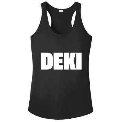 Limited Dm Brate Deki Ladies PosiCharge Competitor Racerback Tank