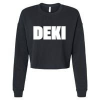 Limited Dm Brate Deki Cropped Pullover Crew