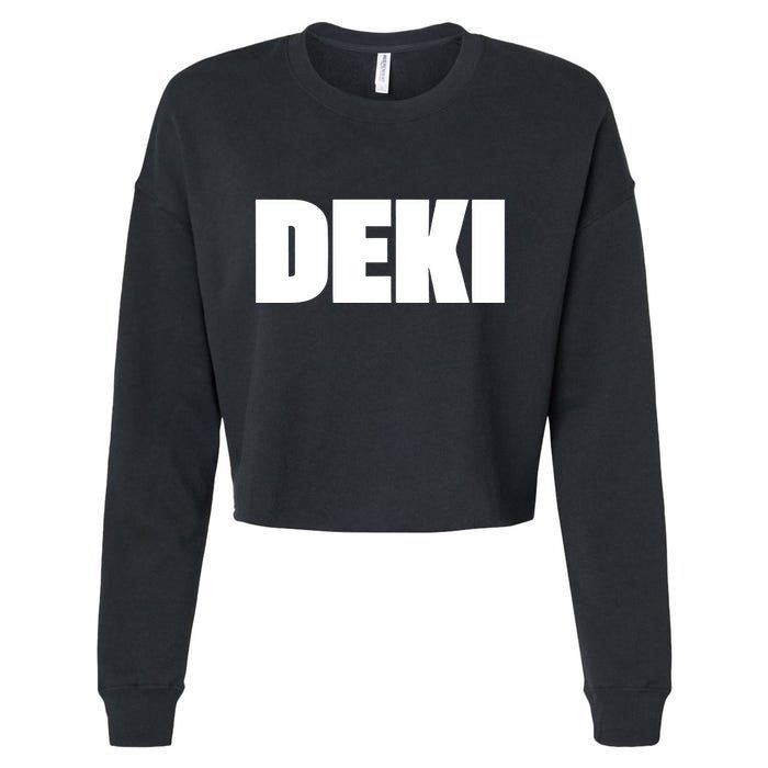 Limited Dm Brate Deki Cropped Pullover Crew