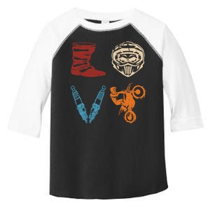 LOVE Dirt Bike Motocross Motorcycle Dirtbike Offroad Enduro Toddler Fine Jersey T-Shirt