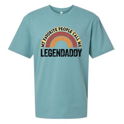 Legend Daddy Best Dad My Favorite People Call Me Legendaddy Cute Gift Sueded Cloud Jersey T-Shirt