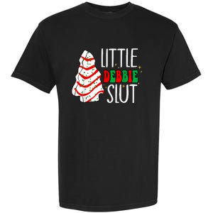 Littie Deb Bie Sl Ut Funny Christmas Tree Cakes Xmas Black Garment-Dyed Heavyweight T-Shirt